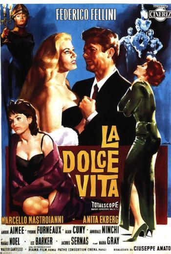 La Dolce Vita 1960 poster