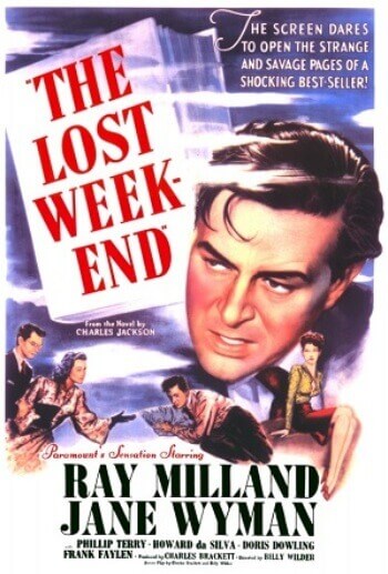 The Lost Weekend 1945 poster