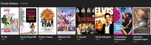 Ursula Andress Filmleri